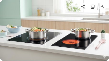 인덕션 vs 하이라이트 비교