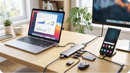 USB-C 허브 추천 2026 TOP 5 — 맥북·갤럭시·노트북별 완벽 비교