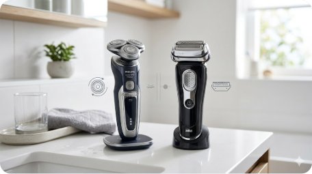 전기면도기 추천 2026 — 필립스 vs 브라운 완벽 비교