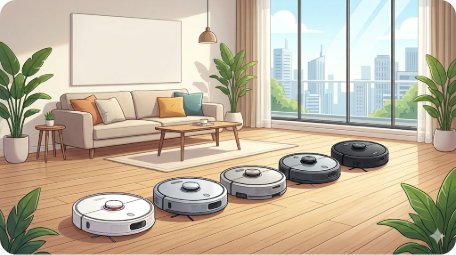 2026 로봇청소기 추천 TOP 5 — 삼성·로보락·드리미·에코백스 가성비 완벽 비교