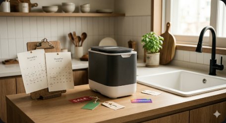 음식물처리기 언제 사야 가장 이득? — 렌탈 vs 일시불 손익 분기점·월별 할인 시즌·신모델 출시 타이밍까지 2026 완벽 정리