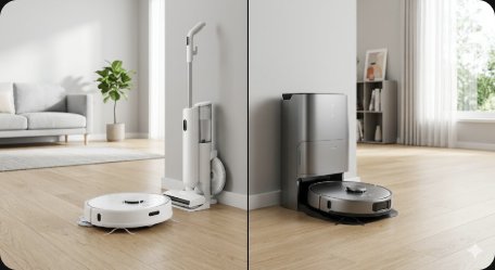 삼성 비스포크 AI 스팀 vs LG 코드제로 R9 — 2026 프리미엄 로봇청소기 정면 비교