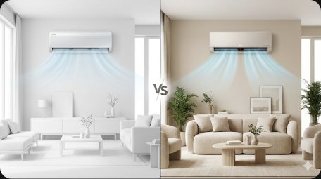 삼성 무풍 vs LG 듀얼쿨 벽걸이 에어컨 정면 비교 2026 — 우리 집엔 어떤 에어컨이 맞을까?